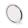 Mansa Home Stainless Steel 10, 22 Gauge, Tope Cover/Ciba/Lid/Cheeba/Dhakan, 17.5 cm, Multipurpose, Round Steel Lid, Silver