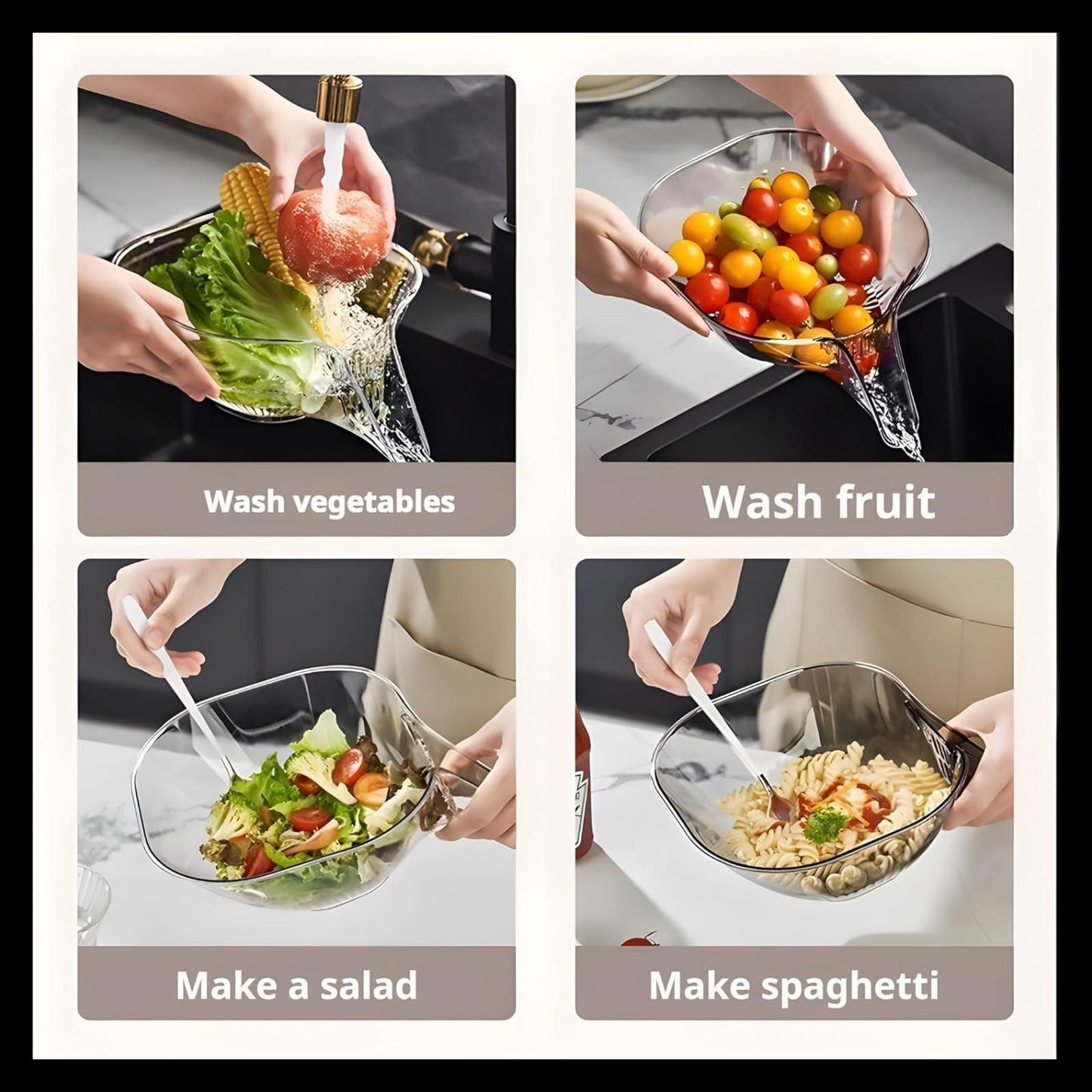 Drain Basket Funnel for Kitchen Sink