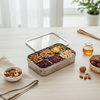 Dry-Fruit Box See Through Lid With 6 Bowl