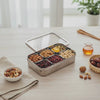 Dry-Fruit Box See Through Lid With 6 Bowl