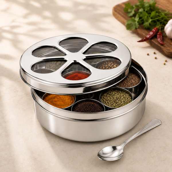 Lotus Shape Masala Dabba