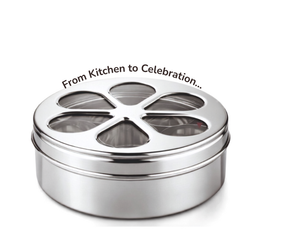 Lotus Shape Masala Dabba
